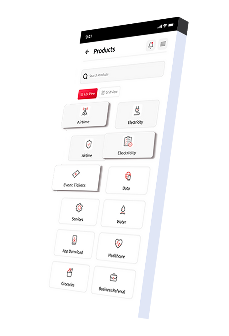 Digital Commerce β Avunja app screen